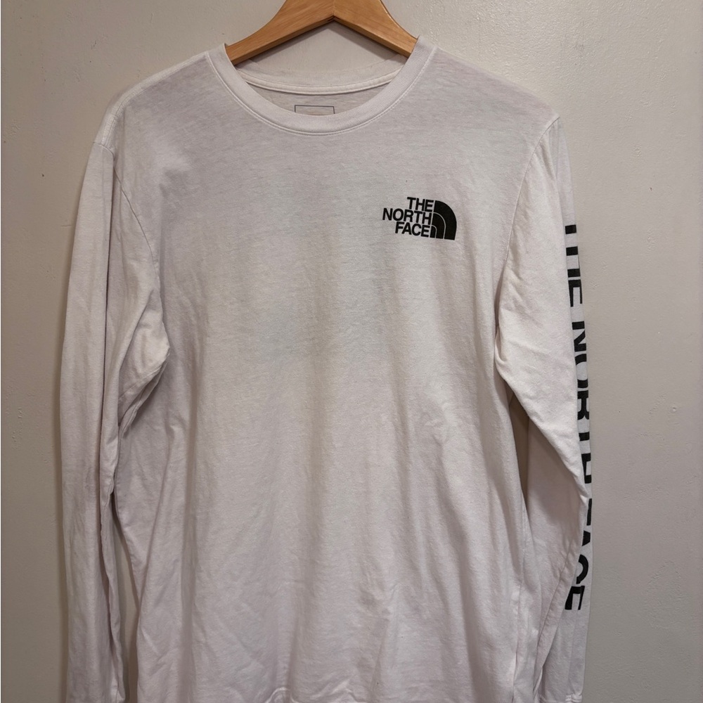 The North Face Men's White Long Sleeve Tee